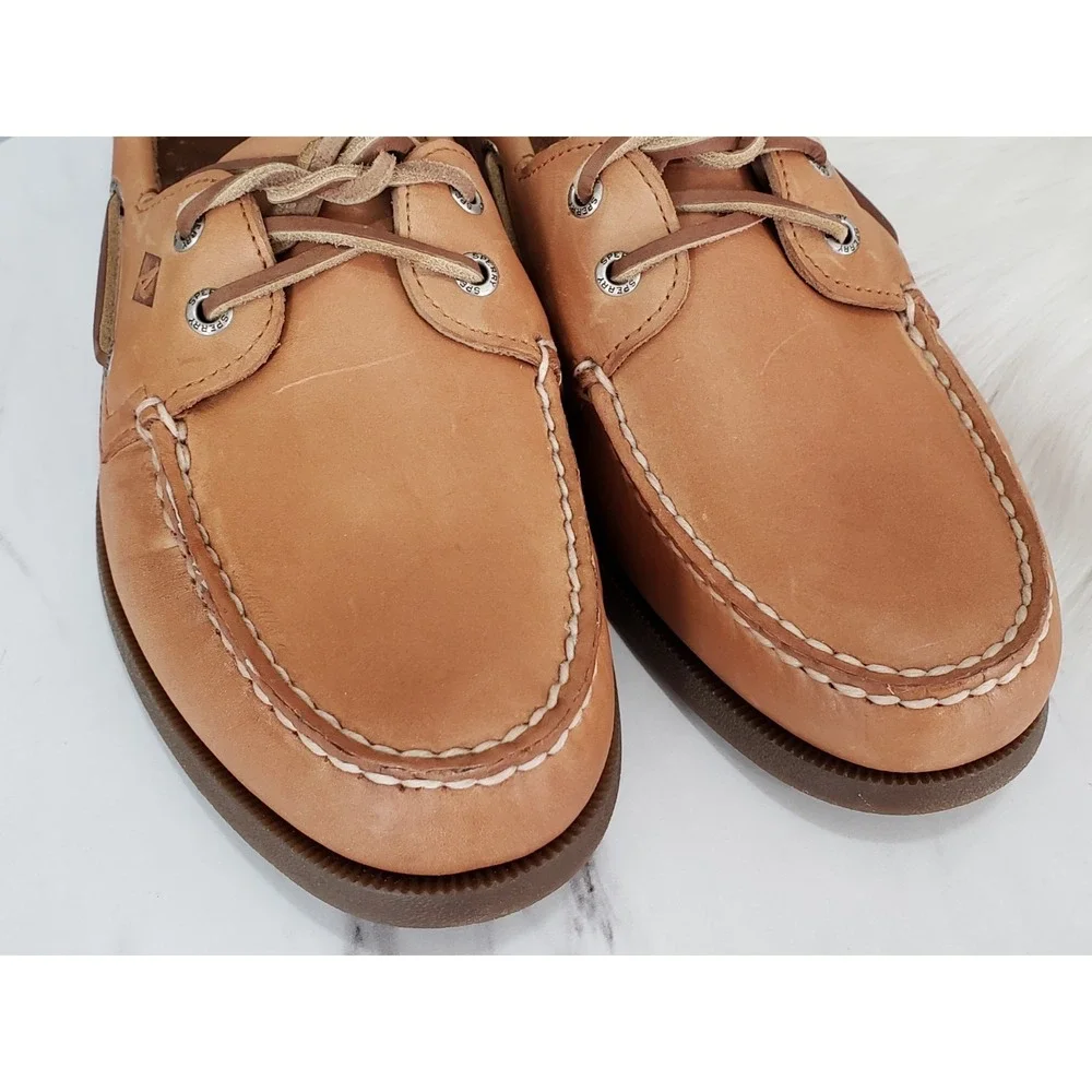 NEW SZ 11 - Sperry Sahara Boat Shoe 0197640 SLIP ON A/O BROWN MENS EURO 44.5